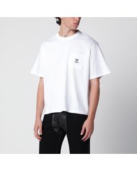 Versace - Cotton Jersey T-Shirt With Medusa Embroidery - Lyst