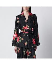 Dolce & Gabbana - Vanity Shirt With Bouquet Rose Print - Lyst