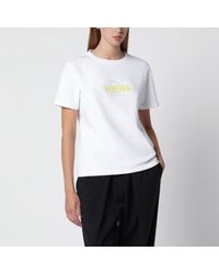 Loewe - Cotton T-Shirt With Embroidered Logo - Lyst
