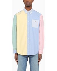 Polo Ralph Lauren - Classic-fit Multicoloured Patchwork Oxford Shirt - Lyst