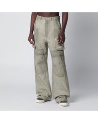 Rick Owens - Sand Vintage-Effect Cargo Trousers - Lyst