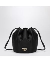 Prada - Mini Satin Bucket Bag - Lyst