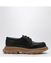 McQueen - Leather Lace-Up With Maxi Sole - Lyst