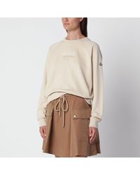 Moncler - Light Sweatshirt With Logo Embroidery - Lyst