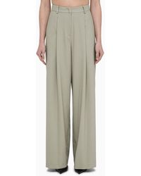 FEDERICA TOSI - Sage Wool-blend Wide Trousers - Lyst