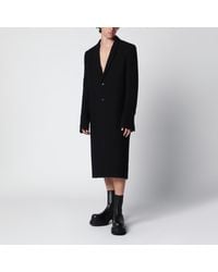 Rick Owens - Single-Breasted Wool Coat - Lyst