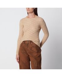 Isabel Marant - Obeline Camel Baby Alpaca Sweater - Lyst