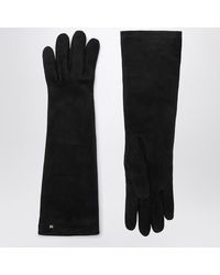 Max Mara - Guanti lunghi in nappa scamosciata - Lyst