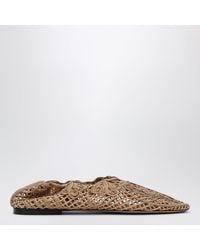 Odissi - Ballerines Iris En Crochet Beiges - Lyst