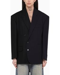 Balenciaga - Wool Jacket With Epaulettes - Lyst