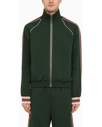 Gucci - Bottle Jacket In gg Jacquard Jersey With Zip - Lyst