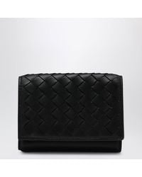 Bottega Veneta - Intrecciato Tri-Fold Wallet - Lyst
