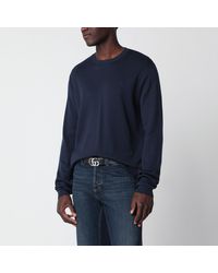 Gucci - Ink Silk And Cotton Sweater - Lyst