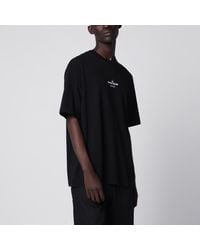 Stone Island - Cotton T-Shirt With Logo Prints - Lyst