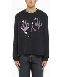 Our Legacy - Cotton Crewneck Sweatshirt With Print - Lyst