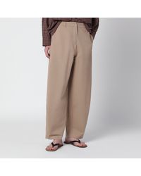 Cordera - Camel Curved-Leg Trousers - Lyst