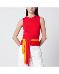 JW Anderson - Tank Top With Waist Ties - Lyst