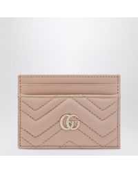 Gucci - Pale Gg Marmont Card Holder - Lyst
