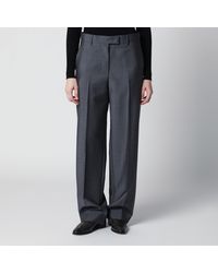 Miu Miu - Wool-Blend Trousers - Lyst