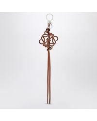 Loewe - Leather Anagram Pendant - Lyst