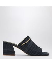 MARIA LUCA - Messalina Blue Denim Sandals - Lyst