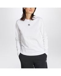adidas Originals - Long-Sleeved Essentials T-Shirt - Lyst