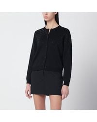 Gucci - Cardigan With Gradient-Effect Gg Crystals - Lyst