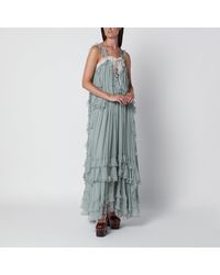 Chloé - Smoggy Long Silk Dress - Lyst