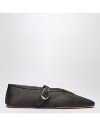 Le Monde Beryl - Ballerina Stella In Satin Colour Chocolate - Lyst