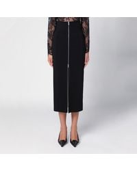 Erika Cavallini Semi Couture - Nicla Skirt With Zip - Lyst
