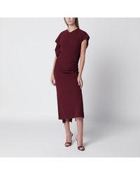 Victoria Beckham - Victoria Stretch Cady Ankle-Length Dress - Lyst