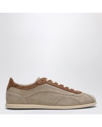 Brunello Cucinelli - Low-Top Suede Lace-Up Sneakers - Lyst
