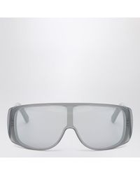 Retrosuperfuture - Occhiali da sole mask grigi - Lyst