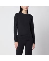 Skims - Charcoal Long-Sleeved T-Shirt - Lyst