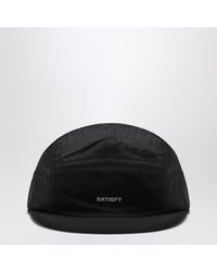 Satisfy - Schwarze Rippy Trail Cap - Lyst