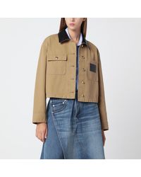 Balenciaga - Cropped Workwear Jacket - Lyst