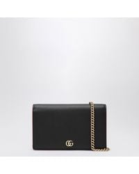 Gucci - Gg Marmont Wallet With Chain - Lyst