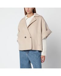 Weekend by Maxmara - Short Wool Drap Coat - Lyst
