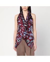 Bottega Veneta - Printed Twill Top - Lyst