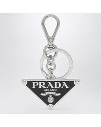 Prada - Metal Keyring - Lyst