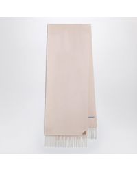 Prada - Powder Silk And Cashmere Scarf - Lyst