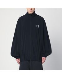 Balenciaga - Schwarze Windjacke Collab Under Armour - Lyst