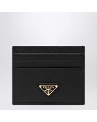 Prada - Portacarte in saffiano - Lyst