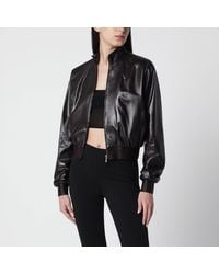 Gucci - Soft Nappa Leather Bomber Jacket - Lyst
