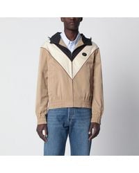 Valentino - Butter And Camel Jacket With Vlogo Patch - Lyst