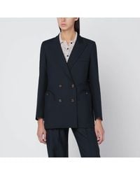 Blazé Milano - Blazer first class in lana e mohair navy - Lyst