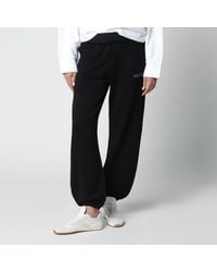 Moncler - Cotton Jogger Pants With Logo - Lyst