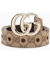 Gucci - gg Marmont Thin Belt In gg Supreme - Lyst
