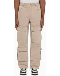 Represent - R3Ca Cargo-Hose Aus Beigem Denim - Lyst
