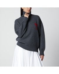 Ami Paris - Ami De Coeur Sweater - Lyst